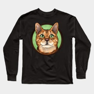 Cute Bengal Cat Long Sleeve T-Shirt